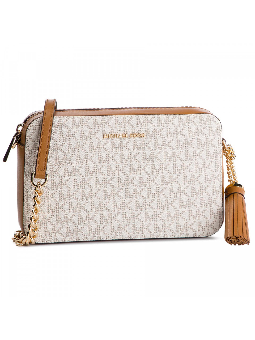 Kabelka MICHAEL Michael Kors Crossbodies 32F8GF5M2B Béžová